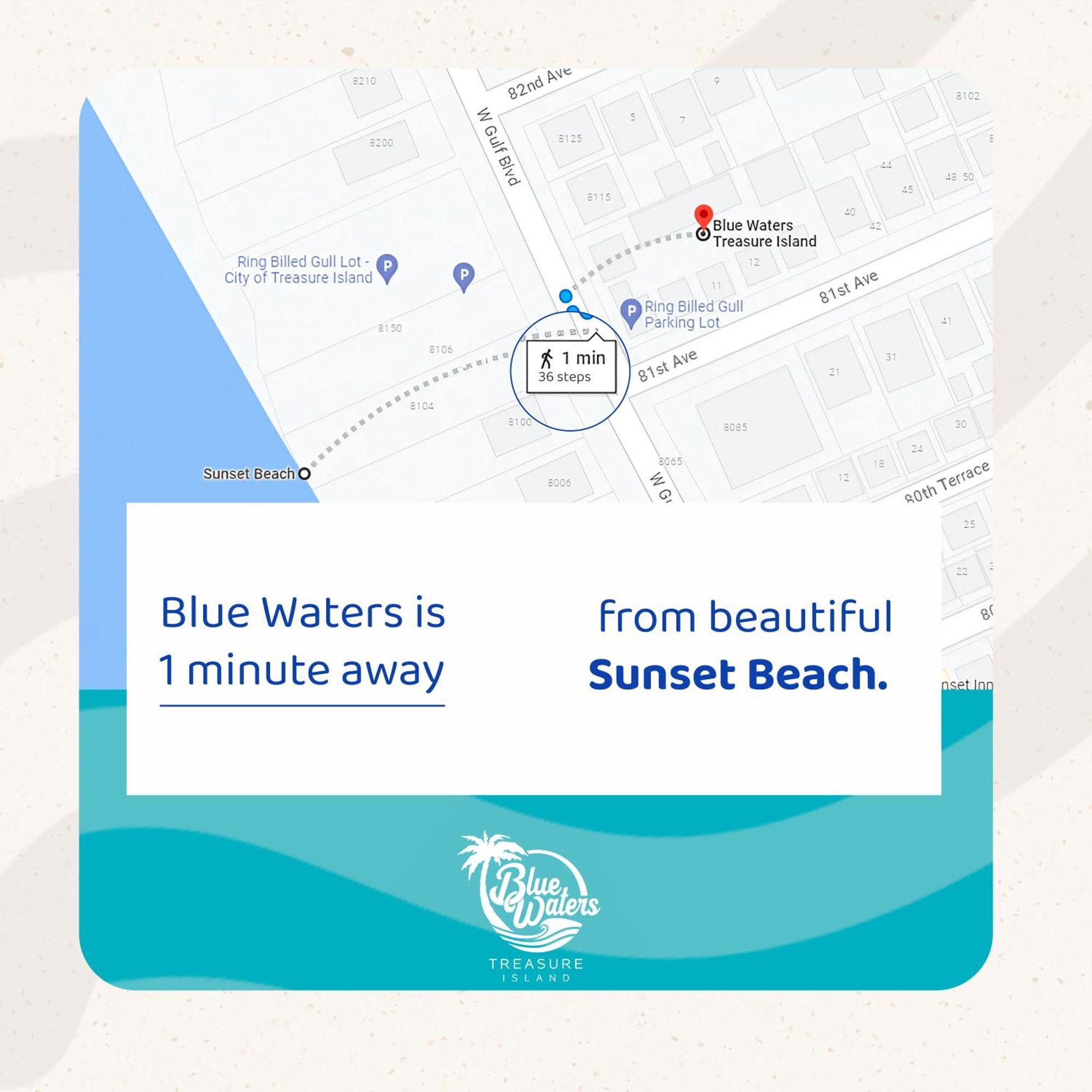 Blue Waters Treasure Island Hotel ภายนอก รูปภาพ
